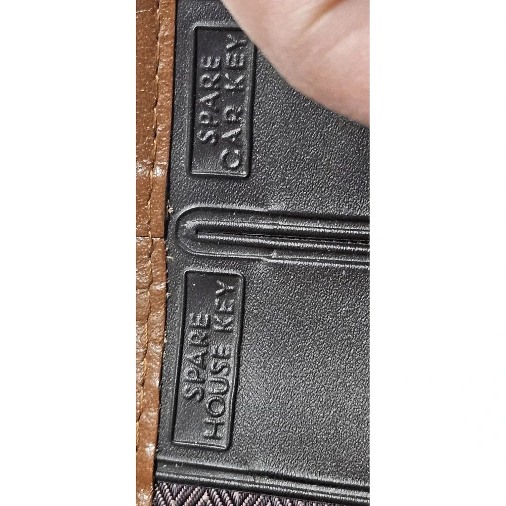 Vintage cowhide brown bifold‎ men slim wallet 4.5x3.5